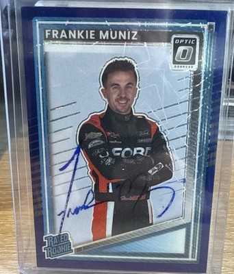 Signed 2025 Donruss Optic Blue Velo  - Frankie Muniz #99 Rated Rookie - IP Auto