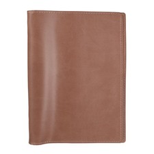 A5 PU Leather Binder Protector 6 Ring Loose Leaf Notebook Protector Red