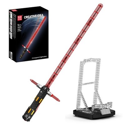 Mould King 10239 Red Lightsaber DIsplay Building Block Toy Led Kit Collectibles