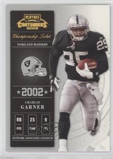 2002 Playoff Contenders Championship Ticket 108/250 Charlie Garner #49 pn1