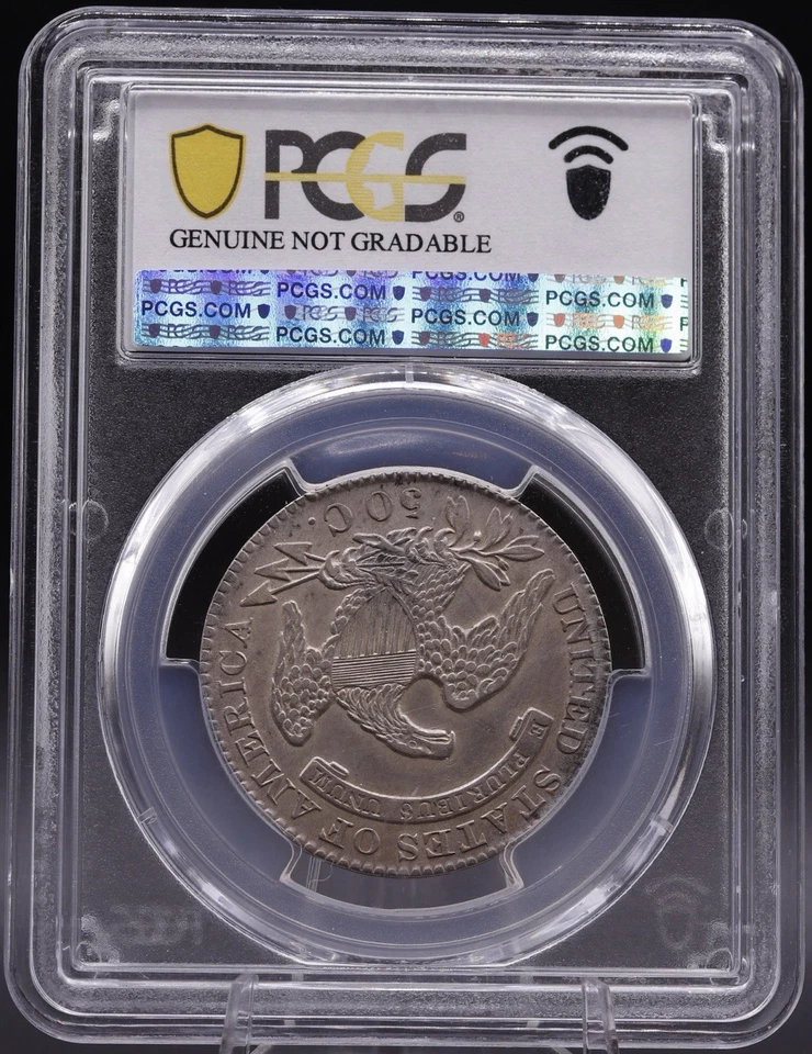 1830 Capped Bust Half Dollar Small 0 O-105 High R4 AU Details PCGS Cleaned 50C - Image 2 of 4