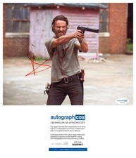 Andrew Lincoln “The Walking Dead” AUTOGRAPH ‘Rick Grimes’ Signed 10x8 Photo ACOA