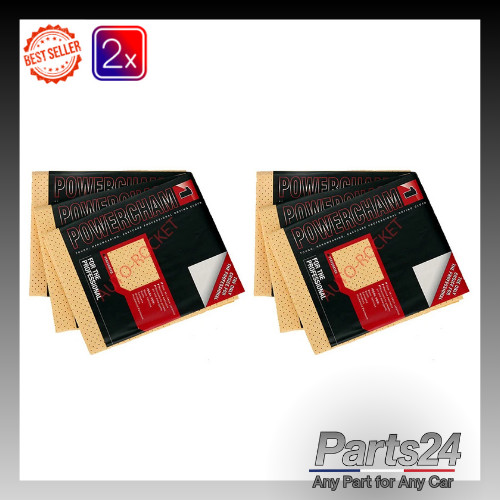 2X Perforated Synthetic Chamois Leather Car Drying Towel Flunkey POWERCHAM 1