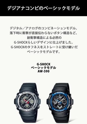 G-SHOCK AW-591-2AJF 腕時計　CASIO Casio] Watch G-Shock AW-591-2AJF Men's Black | eBay