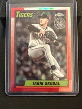Tarik Skubal 2025 Topps Chrome 1990 #90CU-10 - Detroit Tigers