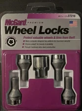 McGard 27216 Jeep / Mopar Wheel Locks (M12 x 1.25)