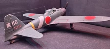 *Built* Mitsubishi A6M2 Zero WW2 Fighter Painted & Weathered 1/48 Scale