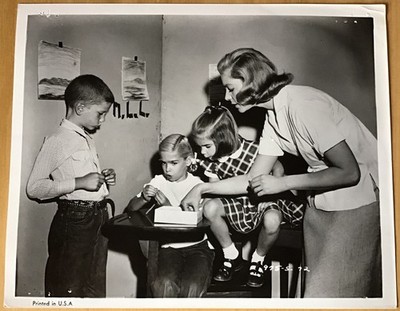 Lauren Bacall privat mit ihren Kindern Stephen + Leslie Howard Bogart Pressefoto