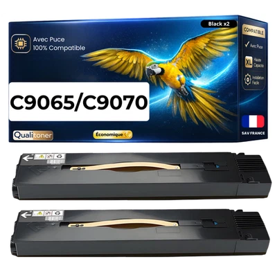 Pack 2 Toners compatible pour Xerox 006R01734 9065 9070 Noir HC - Photo 1/4