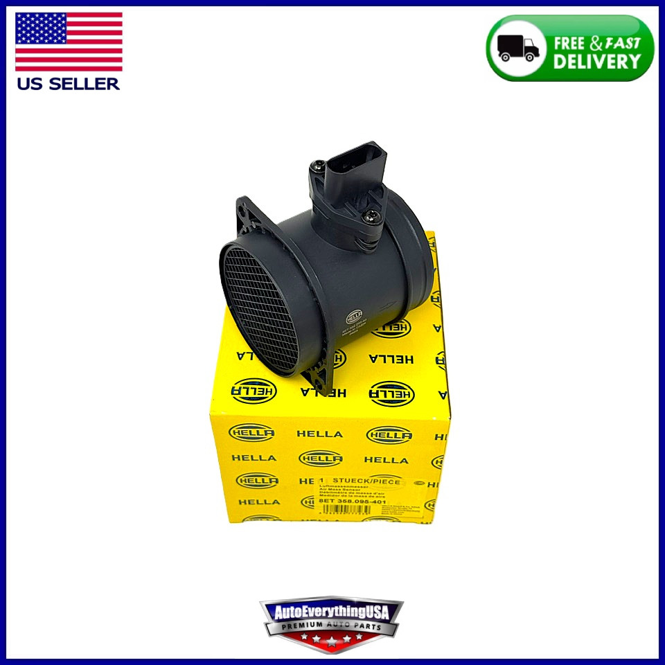HELLA 8ET358095401 Mass Air Flow Sensor VW Audi Bentley 07D906461