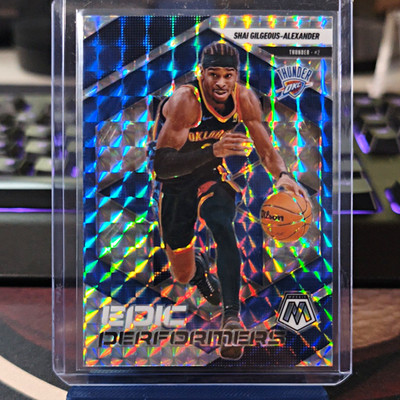 2025 Panini Mosaic- Shai Gilgeos-Alexander- Epic Performers- Prizm- #6