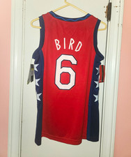 Nike USA Basketball Bird #6 Women's Size S Jersey Red Blue White
