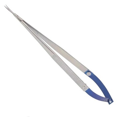 New 180mm Micro scissors Straight Serrated Mini Blade Surgical Instruments