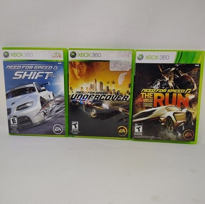 Lot Of 3 Xbox 360 Need For Speed: Bundle The Run, Shift, Undercover CIB Complete