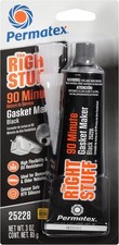25228 The Right Stuff 90 Minute Black Gasket Maker, 3 oz, 1 Count (Pack of 1)