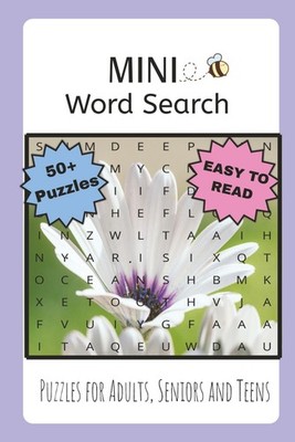 Titel: Mini Word Search Puzzle Book: 50+ Rätsel für Fokus und