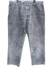 French Vintage 1950s Light Grey Corduroy Work Pants LE MEILLEUR D'AMIENS W43