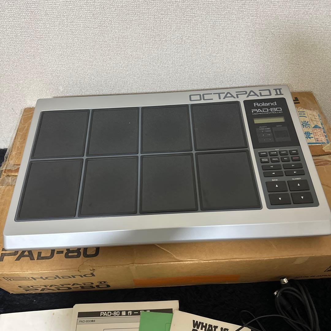 Roland PAD-80 Octapad II MIDI Controller Vintage Japan Junk | eBay
