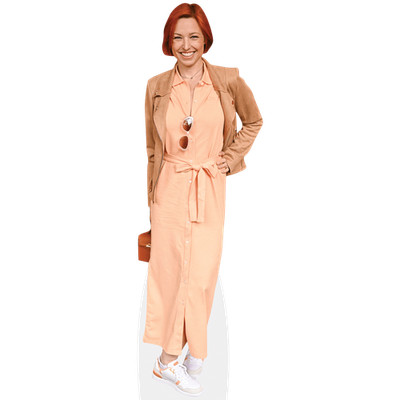 Natasha St-Pier (Peach Dress) Life Size Cutout