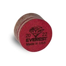 Tiger Everest Laminated Pool Billiard CUE TIP - 1 pc - 13 mm