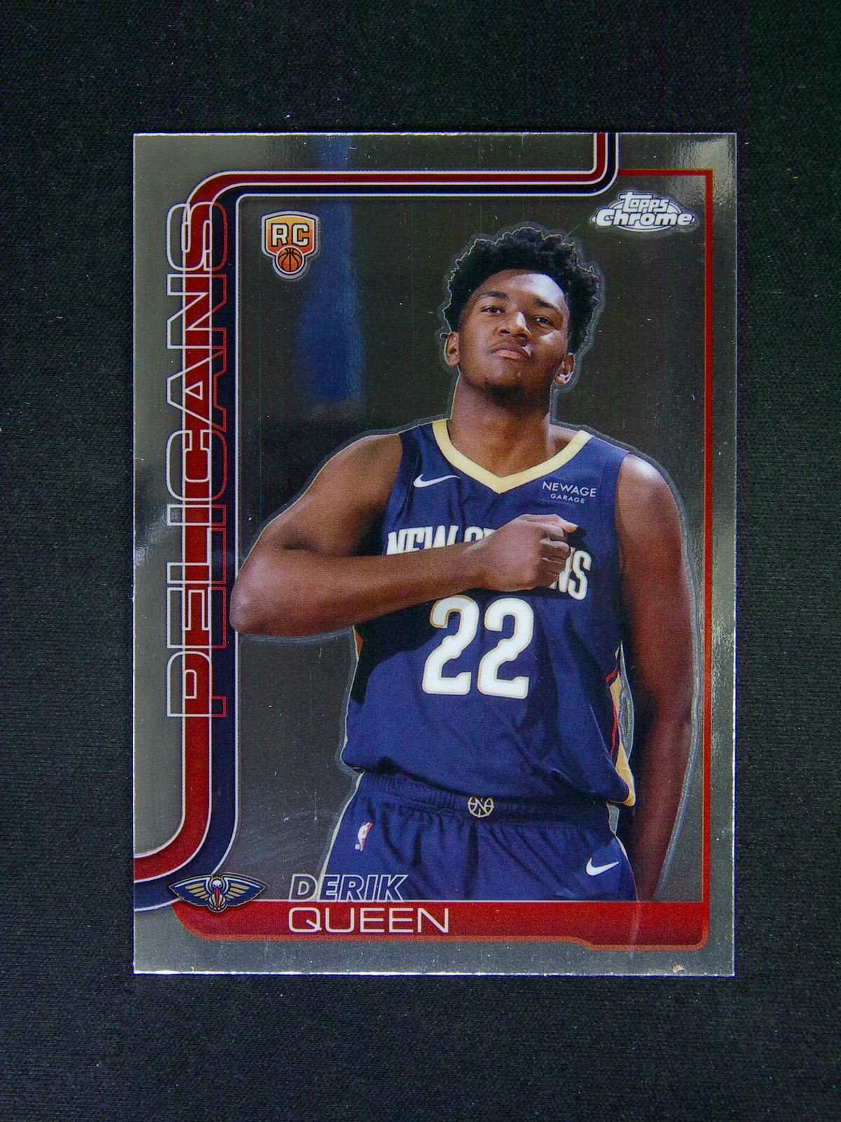 2025-26 Topps Chrome Derik Queen #263 RC Rookie Variation SSP