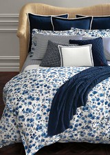 RALPH LAUREN KING SIZE DUVET COVER COLOR BLUE NEW