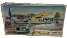 Airfix FW 190D 1/72 Model Kit Craft Master WWII Plane Incomplete Vtg Parts Lot