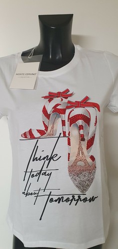 T-Shirt Woman Monte cervino Collection-Art m9357 50% discount!!! | eBay