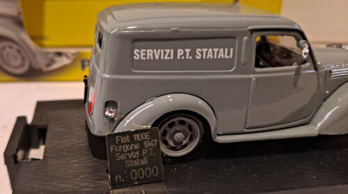 2307. BRUMM Promo Exclusive S02/15 Fiat 1100E Furgone Servizi PT Statali - Foto 5 di 7
