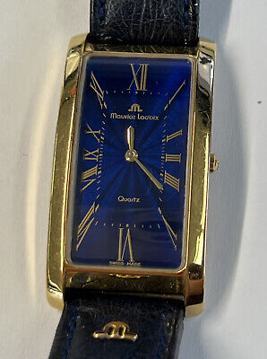 Maurice Lacroix Classique Gold Plated Blue Dial Mens Watch 47496 | eBay