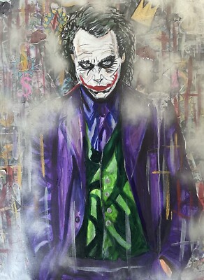 The Joker Heath Ledger original Print