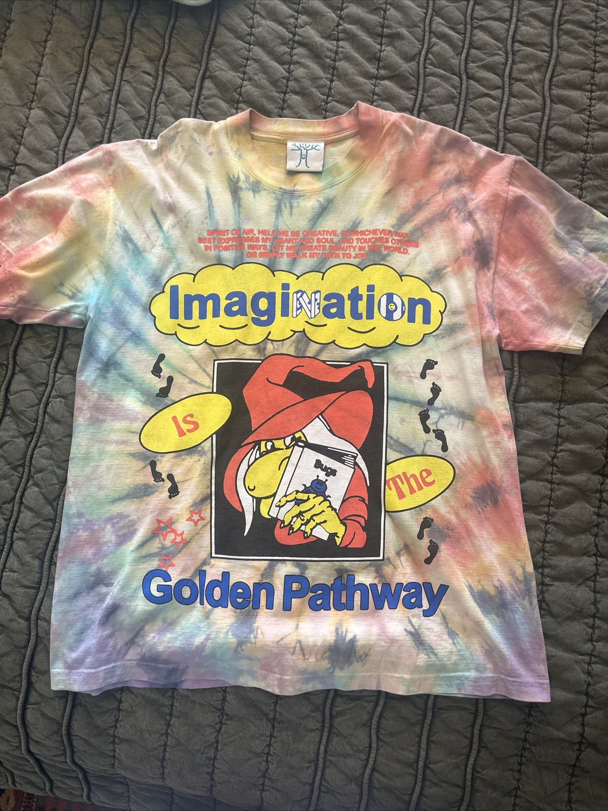Online Ceramics Imagination Is The Golden Pathway Shirt Size L Excellent Condition-image