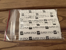Walker Tape Super Stick 1" x 3" Straight Strips Wig Adhesive Tape Strips 36 Pc.