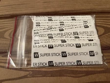 Walker Tape Super Stick 1" x 3" Straight Strips  Wig Adhesive Tape Strips 36 Pc.