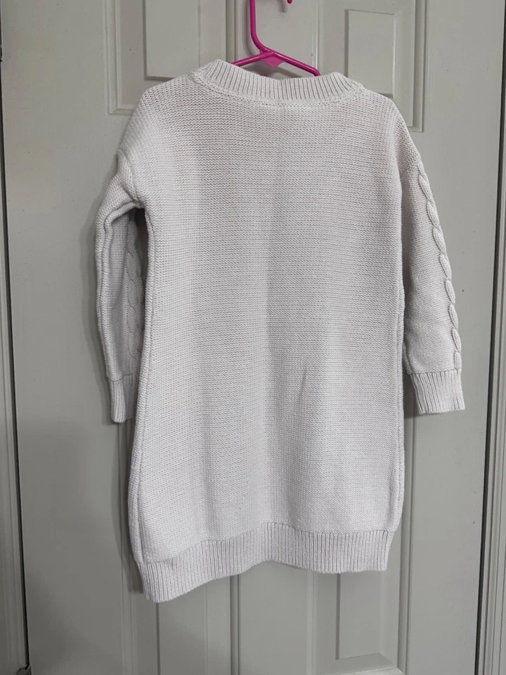 Vestido suéter Gap creme malha cabo - Imagem 2 de 2