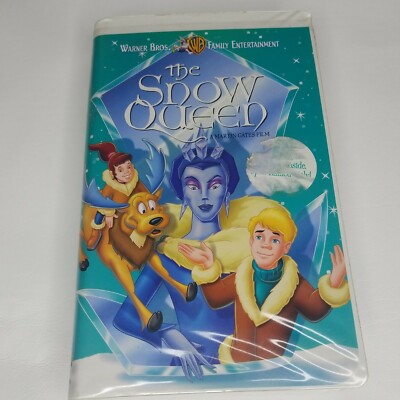The Snow Queen VHS VCR Video Tape Used Movie Cartoon Warner Bros