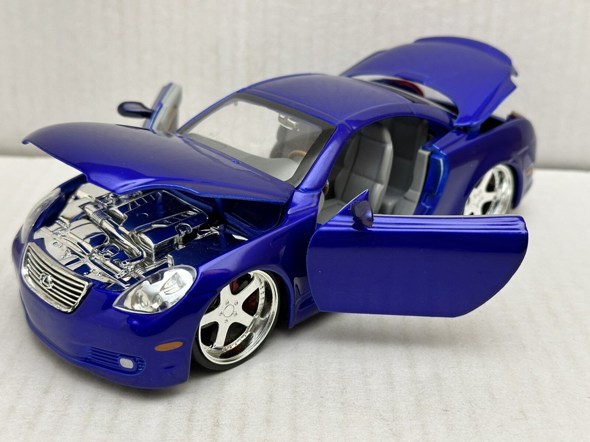JADA DUB CITY LEXUS SC430 CANDY PURPLE 1:24 DIECAST MODEL