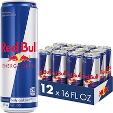 Red Bull Energy Drink, 16 Fl Oz Cans, 12 Pack