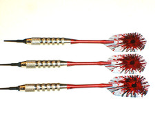Soft Tip Darts, New 17 Gram Plated with Aluminum Shafts 741