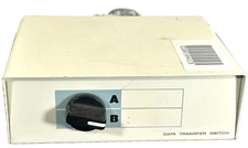 DB25 2 Way Data Transfer Manual A/B Switch Box RS-232 - Incl. Input/Output Cable
