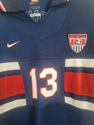 Nike USA US Soccer USMNT 1995/1996/1997 Away Jersey Cobi Jones #13
