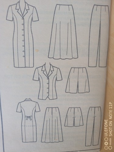 Simplicity Pattern-Misses/Ms Petite Dress-Top-Skirt-Pants-Short-Size 14-18-Uncut - Picture 2 of 2