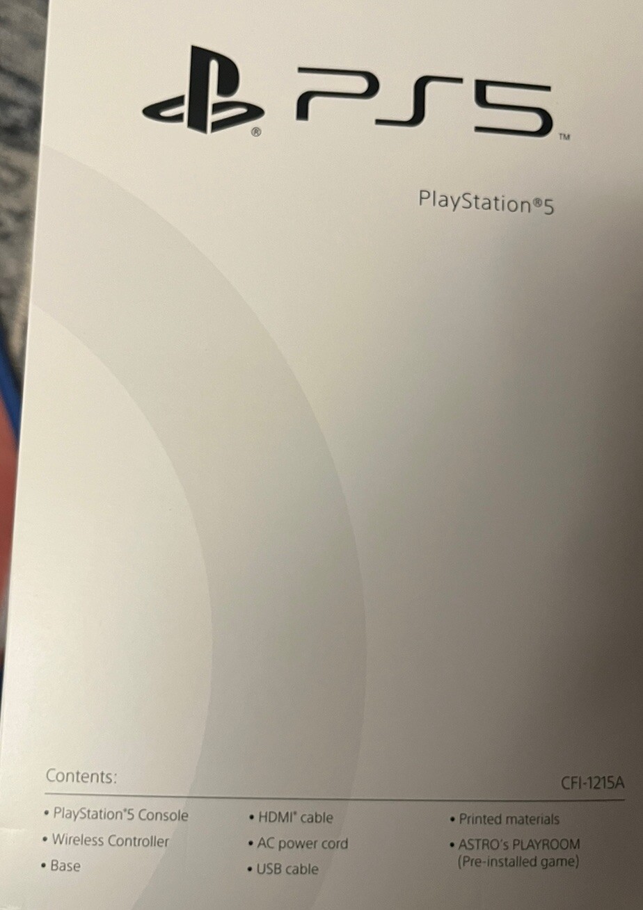 🚀 Playstation 5 (PS5) Console Blu Ray Disc System NEW & SEALED