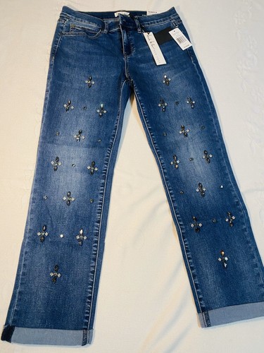 Nicole Miller Crystal Rhinestone Brand 