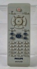 Genuine Philips DVD Player Remote Control Model RC 2020 Gray - Tested