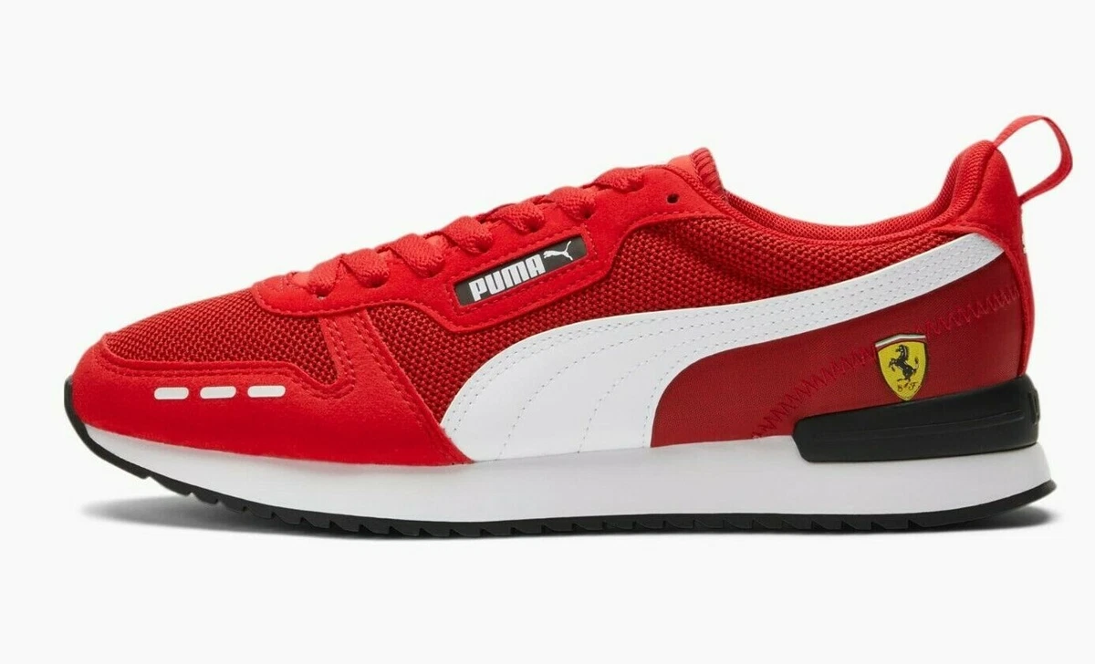 PUMA X Joshua Vides Scuderia Ferrari Suede Low-top Sneakers in Red for Men  | Lyst