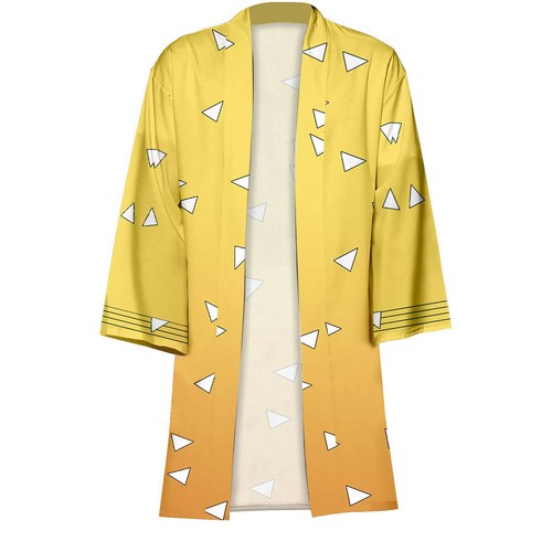 Demon Slayer Kimetsu no Yaiba Kimono Mantel Umhang Tanjiro Kamado Cosplay Jacke - Picture 10 of 47