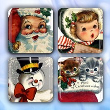 Vintage Jolly Christmas Designs - Handmade Se...