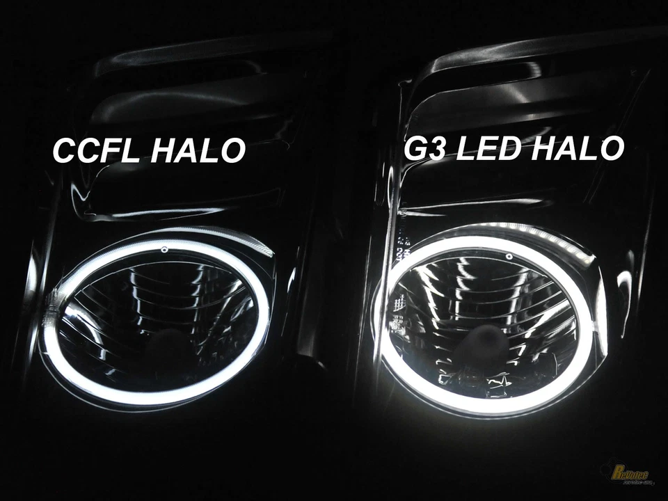 Faros proyectores halo súper brillantes negros G3 para Chevy Camaro LS LT SS 2010-2013 Foto 4 de 4