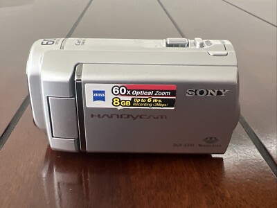Sony Handycam DCR-SX41 Camcorder 60x Zoom Touchscreen Silver